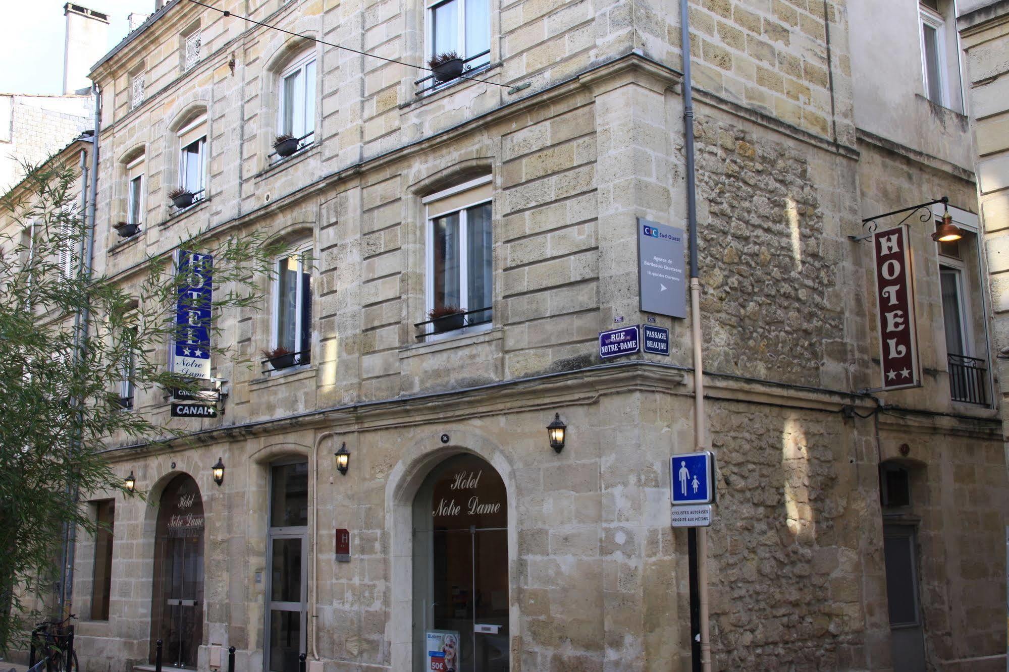 Hotel Notre Dame Bordeaux Dış mekan fotoğraf